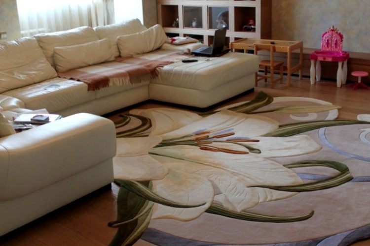 Варианты ковров на пол в современном помещении