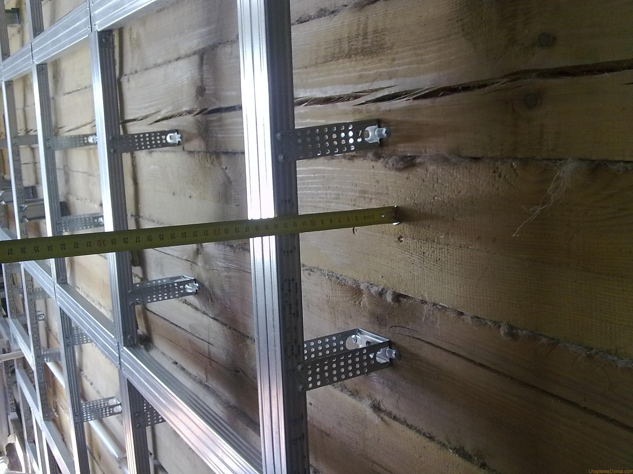 Отделка стен гипсокартоном в деревянном доме: монтажные работы