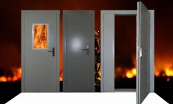 Установка противопожарных дверей: последовательность проводимых операций